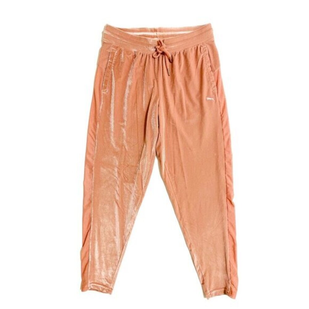 Puma Sweatpants Pink Velvet Yogini Yoga Pants in Cameo Brown - Pink SZ XS New